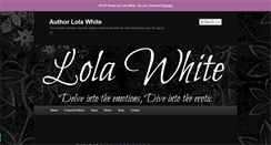 Desktop Screenshot of lola-white.com
